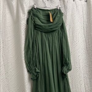 Elegant Green Women's Dress